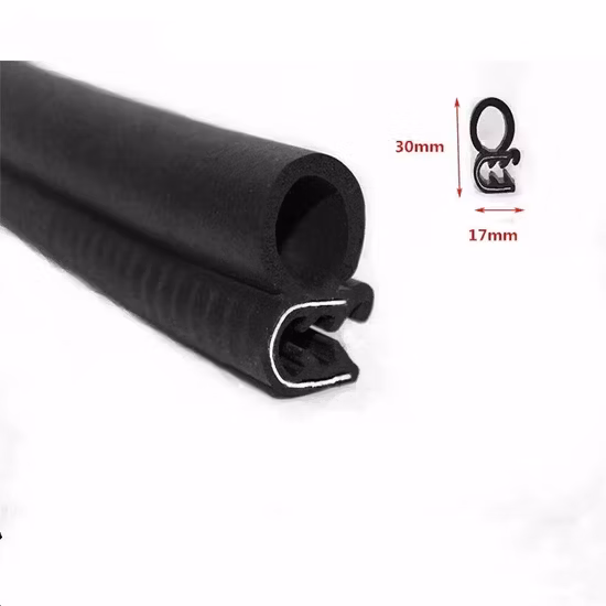 자동차 도어 창 고무 복합 씰 스트립 U 모양 EPDM 고무 씰링 스트립